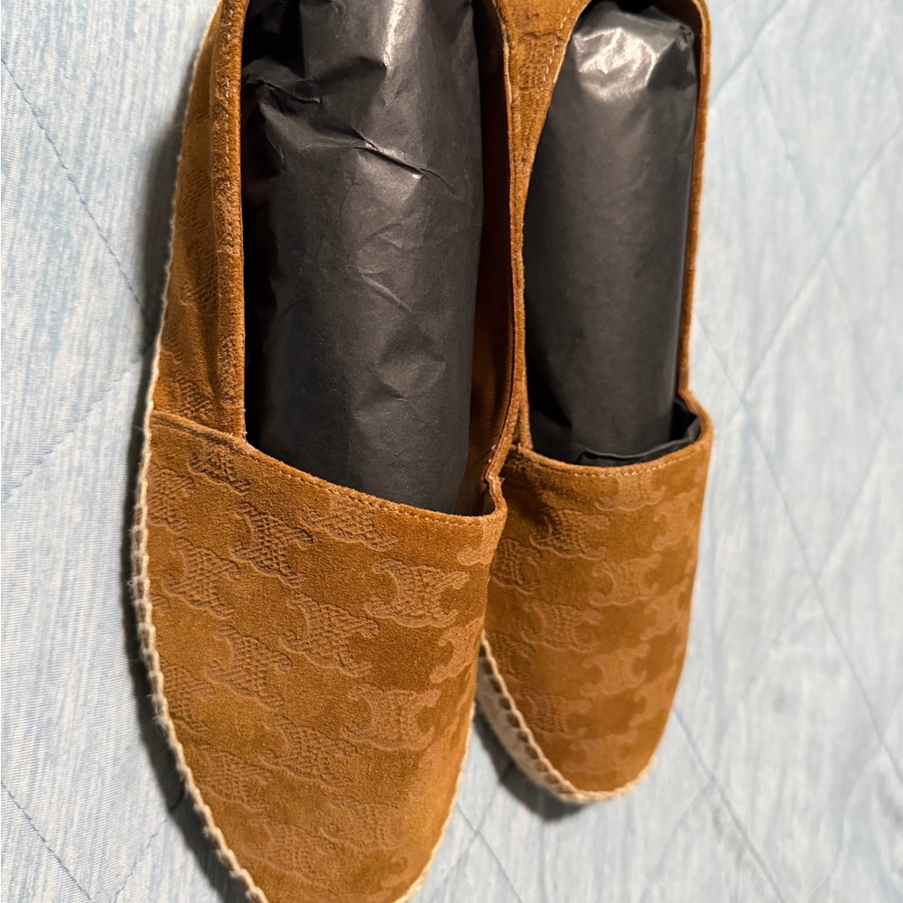Celine Men's Tan Loafers - Picture 2 of 7